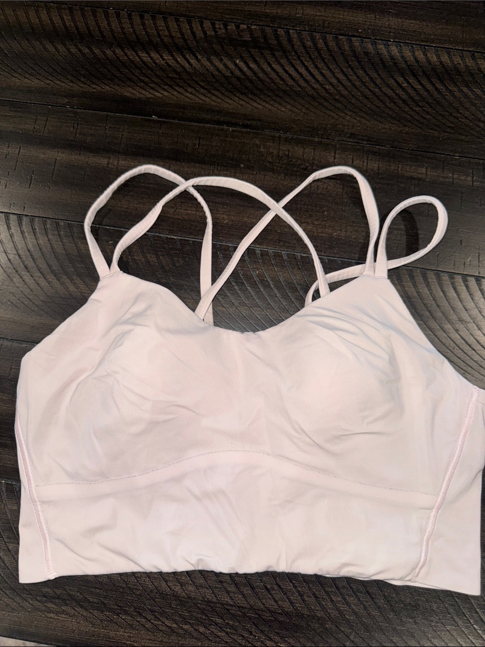 lululemon athletica Like a Cloud Longline Bra in Strawberry Pink